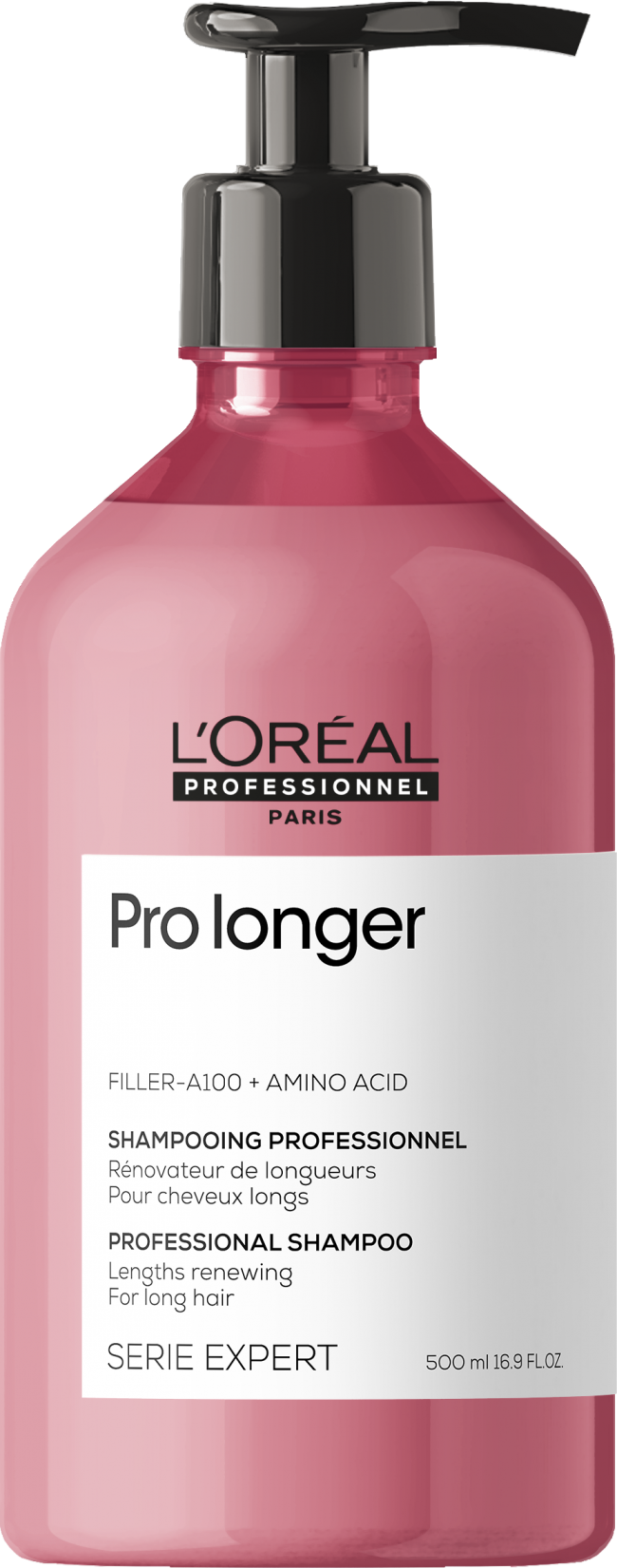 LOREAL לוריאל SERIE EXPERT | פרו לונגר שמפו לשיער ארוך לחידוש אורכי השיער | 500 מ"ל