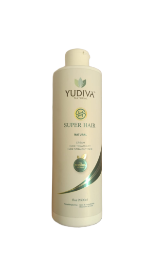 YUDIVA יודיבה | החלקת שיער סופר הייר SUPER HAIR לשיער טבעי | 500 מ"ל